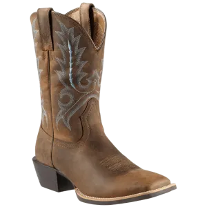 Ariat Men's Distressed Brown Sport Outfitter Western Boots 10011801