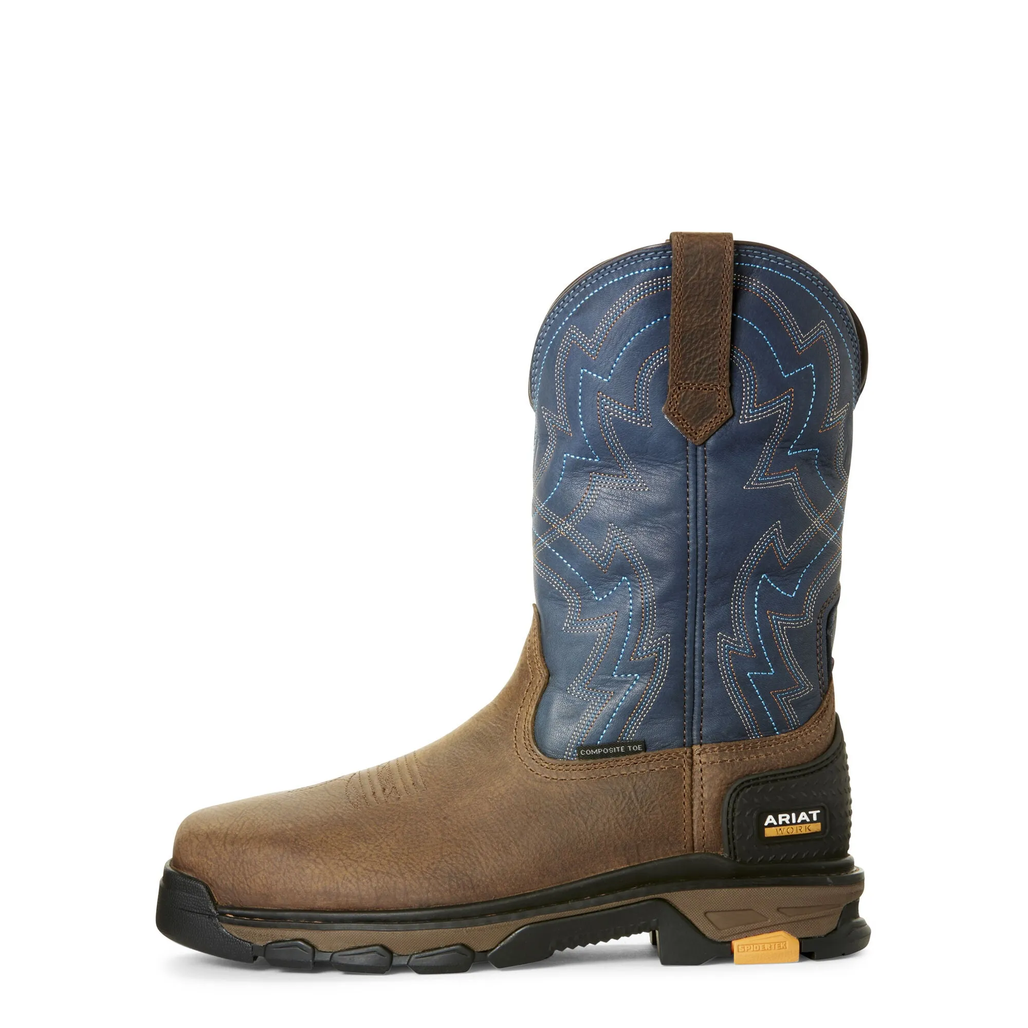 Ariat Mens Intrepid Force Composite Toe Work Boot Earth