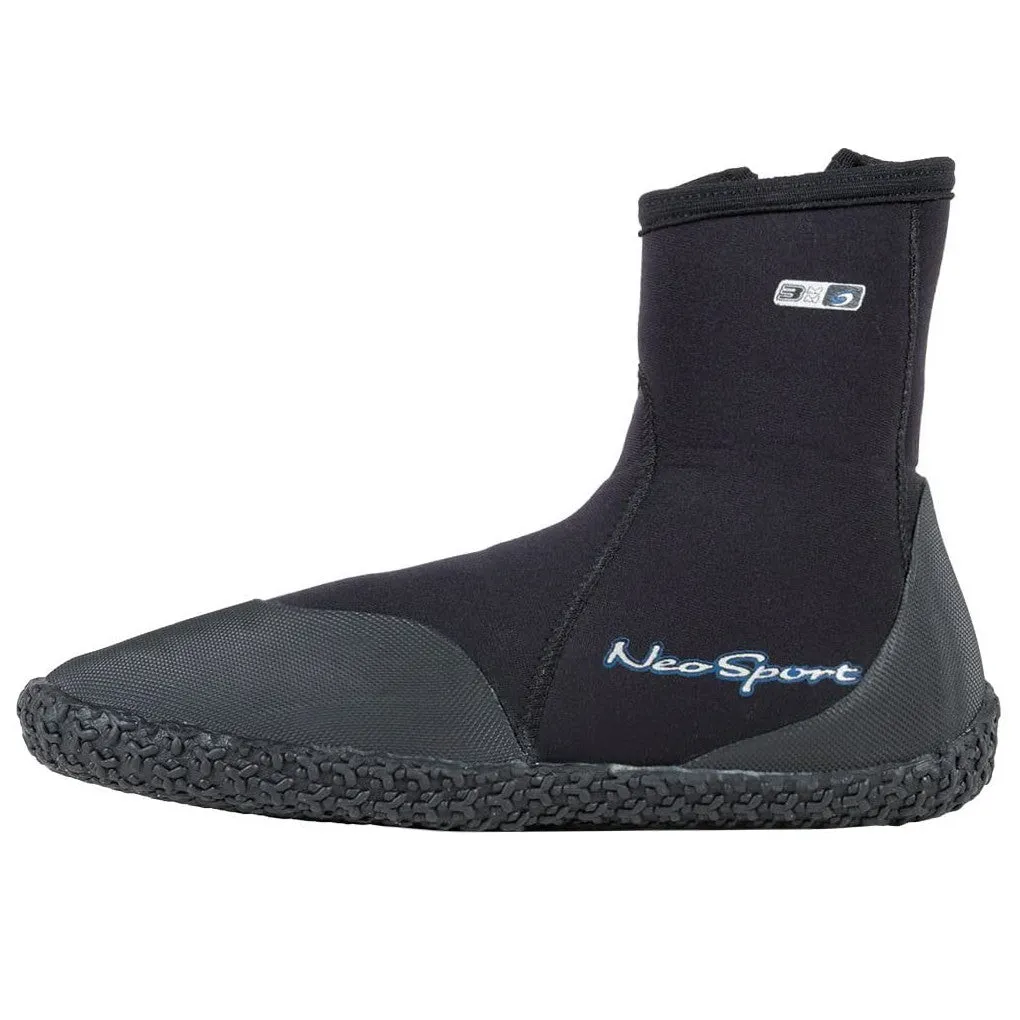 Open Box Neo Sport 3mm Hi Top Zipper Dive Boots-8