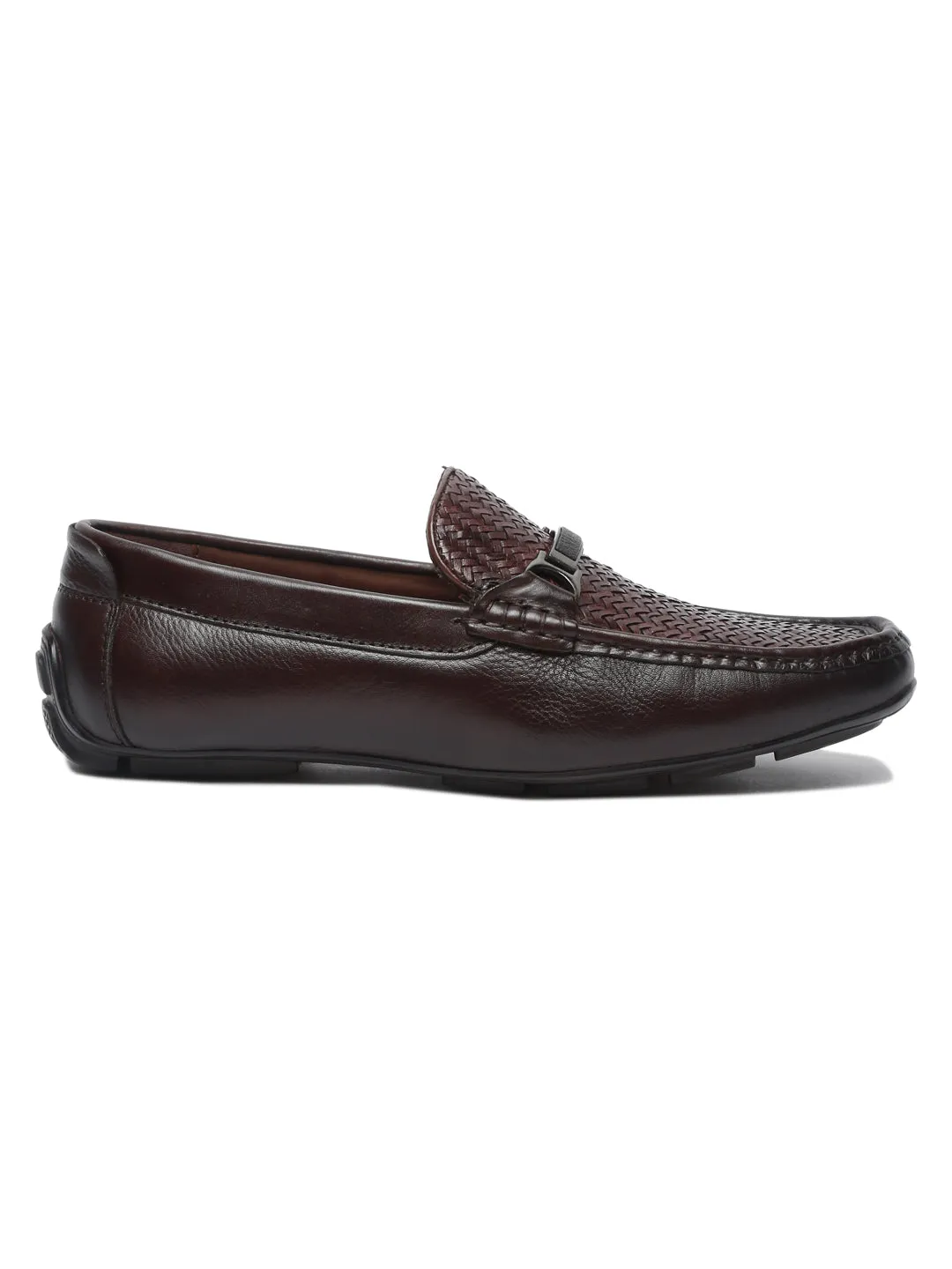 Pelle Albero Brown Loafers Shoes for Men