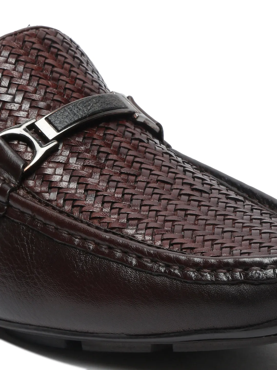 Pelle Albero Brown Loafers Shoes for Men