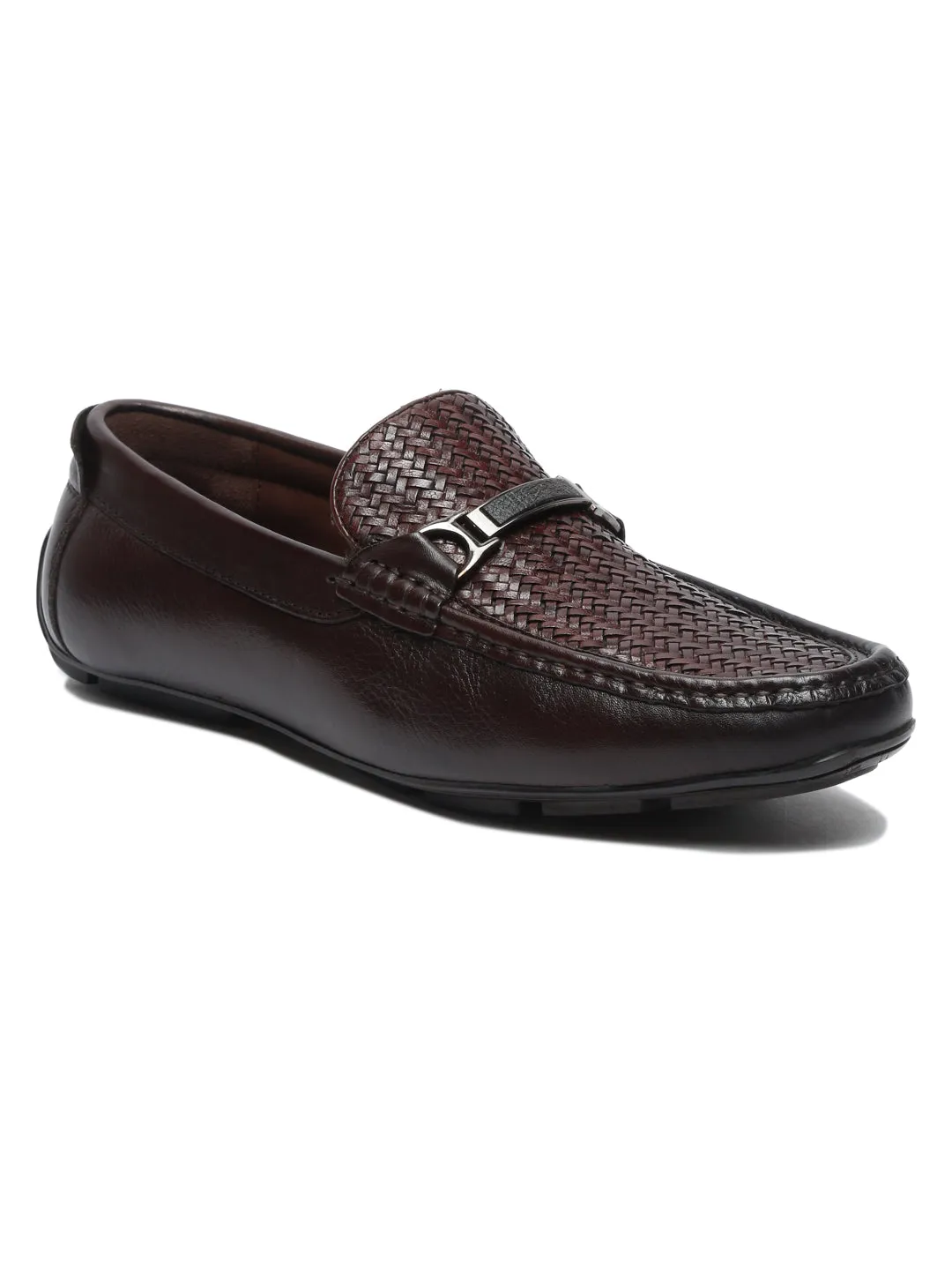Pelle Albero Brown Loafers Shoes for Men