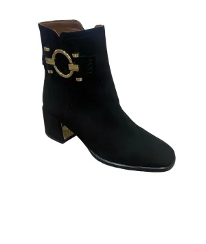 Suede Gold Detail Boot